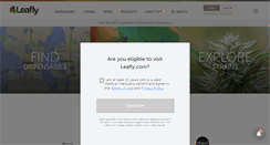 Desktop Screenshot of leafly.com