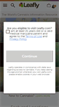 Mobile Screenshot of leafly.com